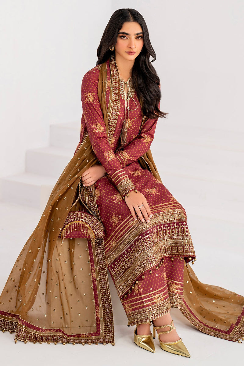 Jazmin | Formals Collection | Raw Silk UR-7029 - Official Jazmin stockist in UK - Sakeena London
