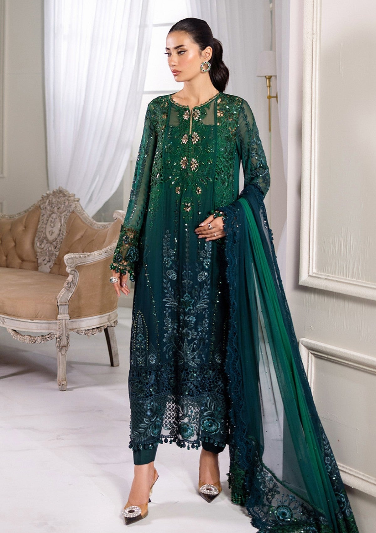 Formals - Maria B - Chiffons - Unstitched 25 - MPC#106
