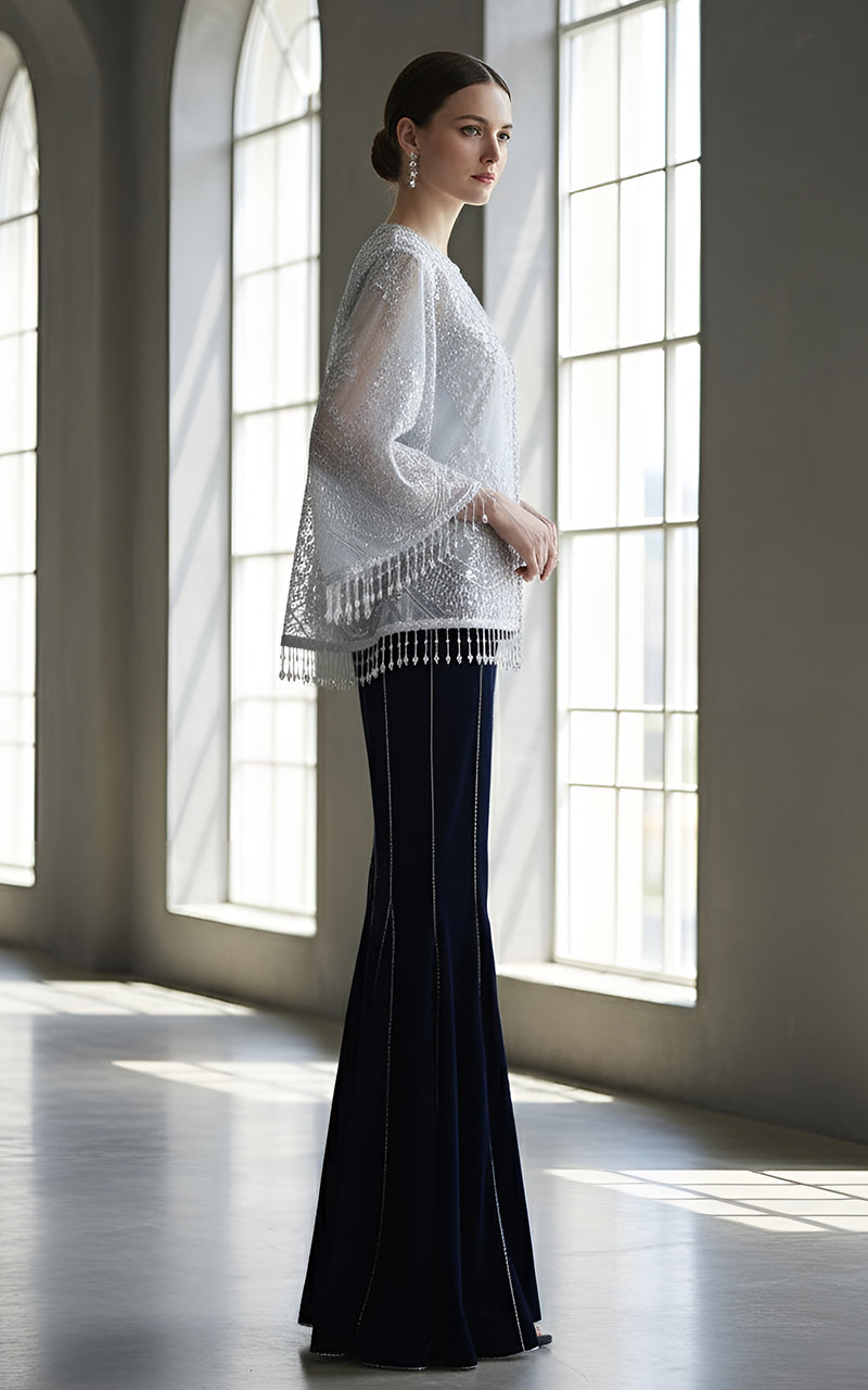 Threads and Motifs | Formal Dresses 25 | Embroidered Jacket - Official Threads and Motifs stockist in UK - Sakeena London