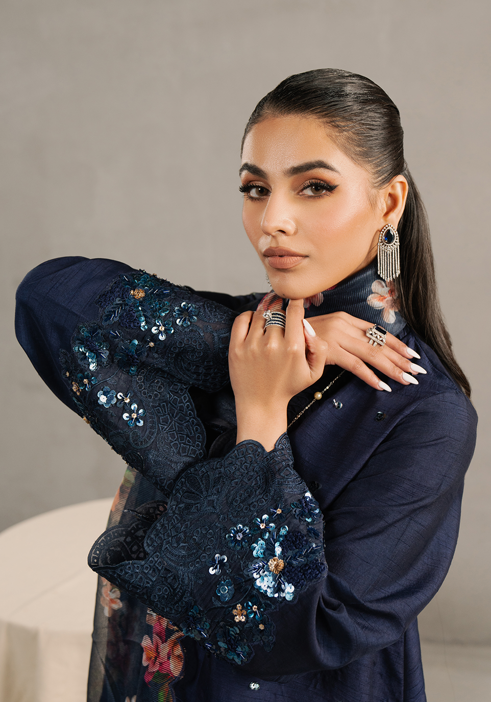 Zarqash | Silk Edit | ZQS 001 AMAYA - Official Zarqash stockist in UK - Sakeena London