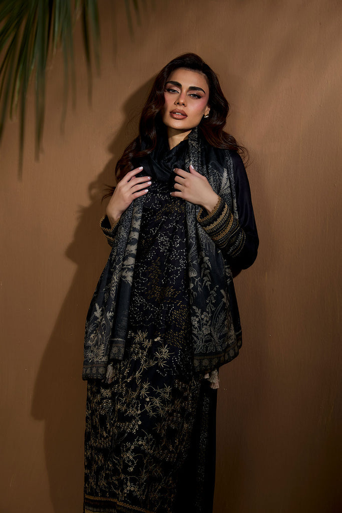 Sobia Nazir | Winter Shawl 25 | Design 1A - Official Sobia Nazir stockist in UK - Sakeena London