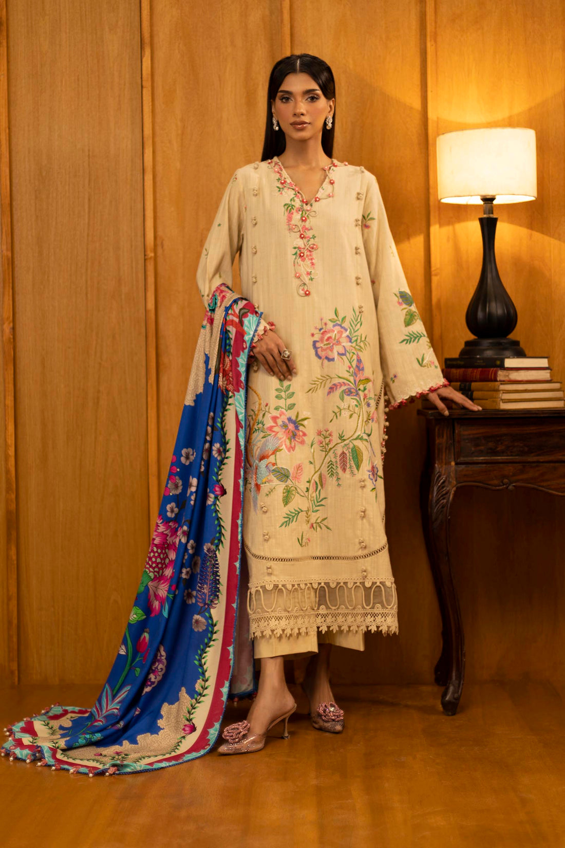 Sana Safinaz | Muzlin Winter 25 | M253-001A - Official Sana Safinaz stockist in UK - Sakeena London