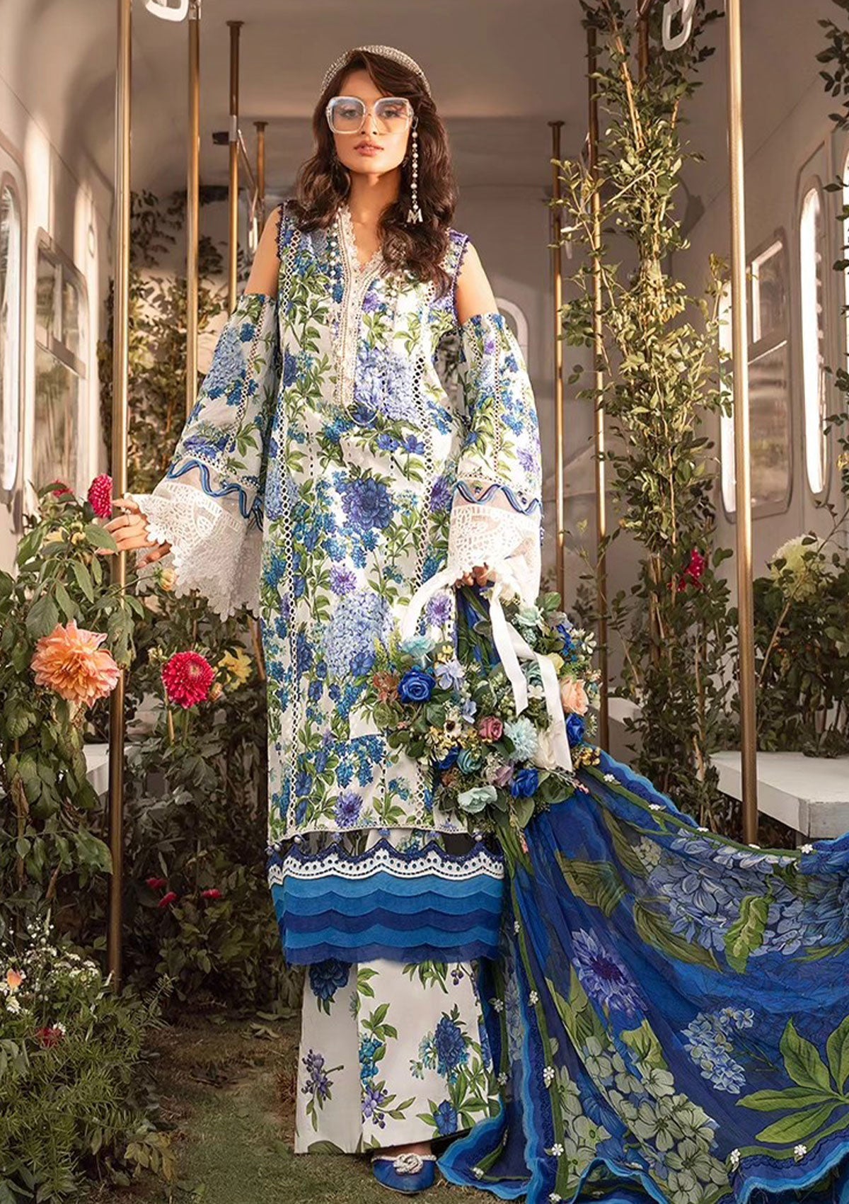 Lawn Collection - Maria B - M Prints - Spring Summer - MM24#2 A