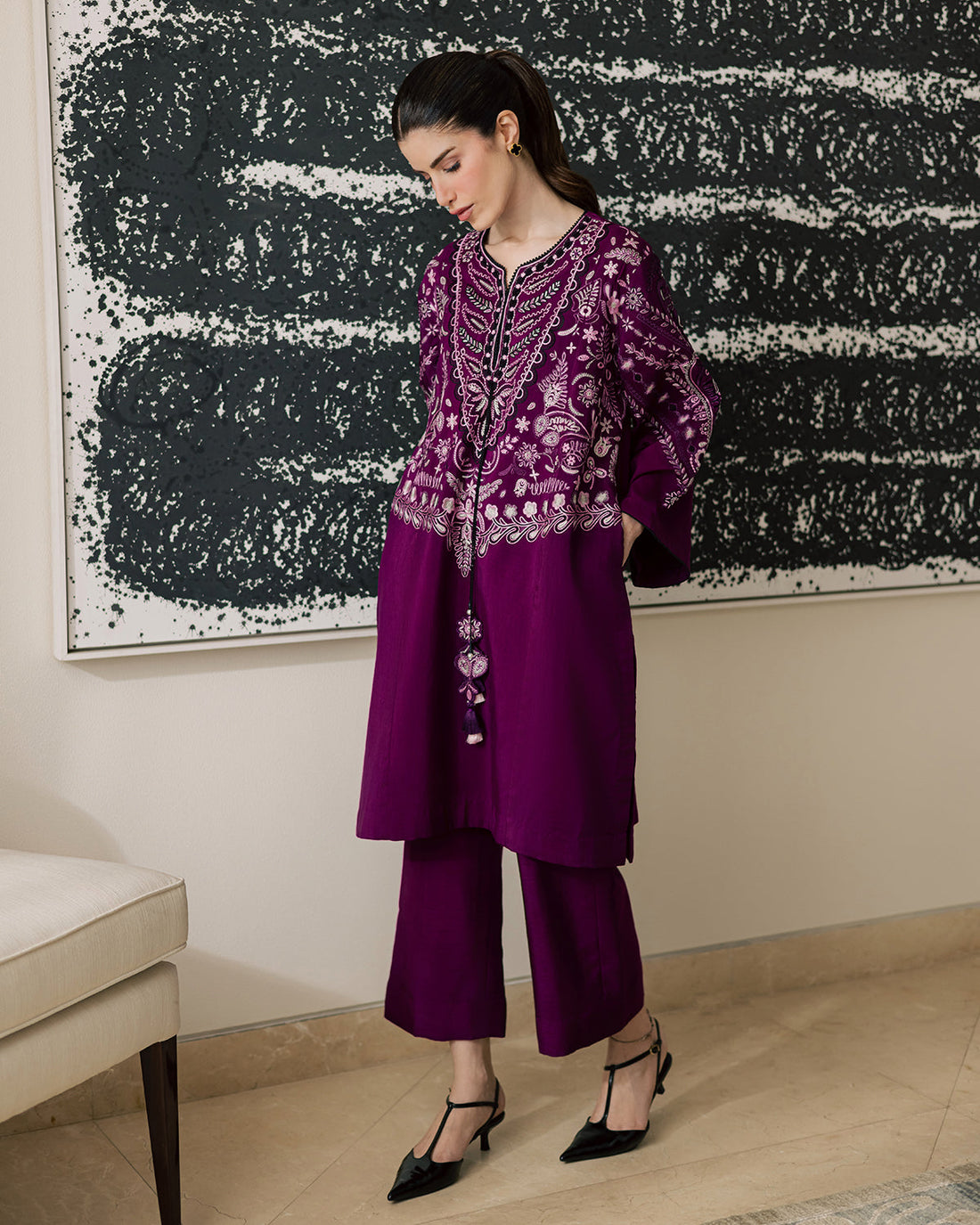 Sadaf Fawad Khan | Eva Luxury Pret 26 | Tyrian