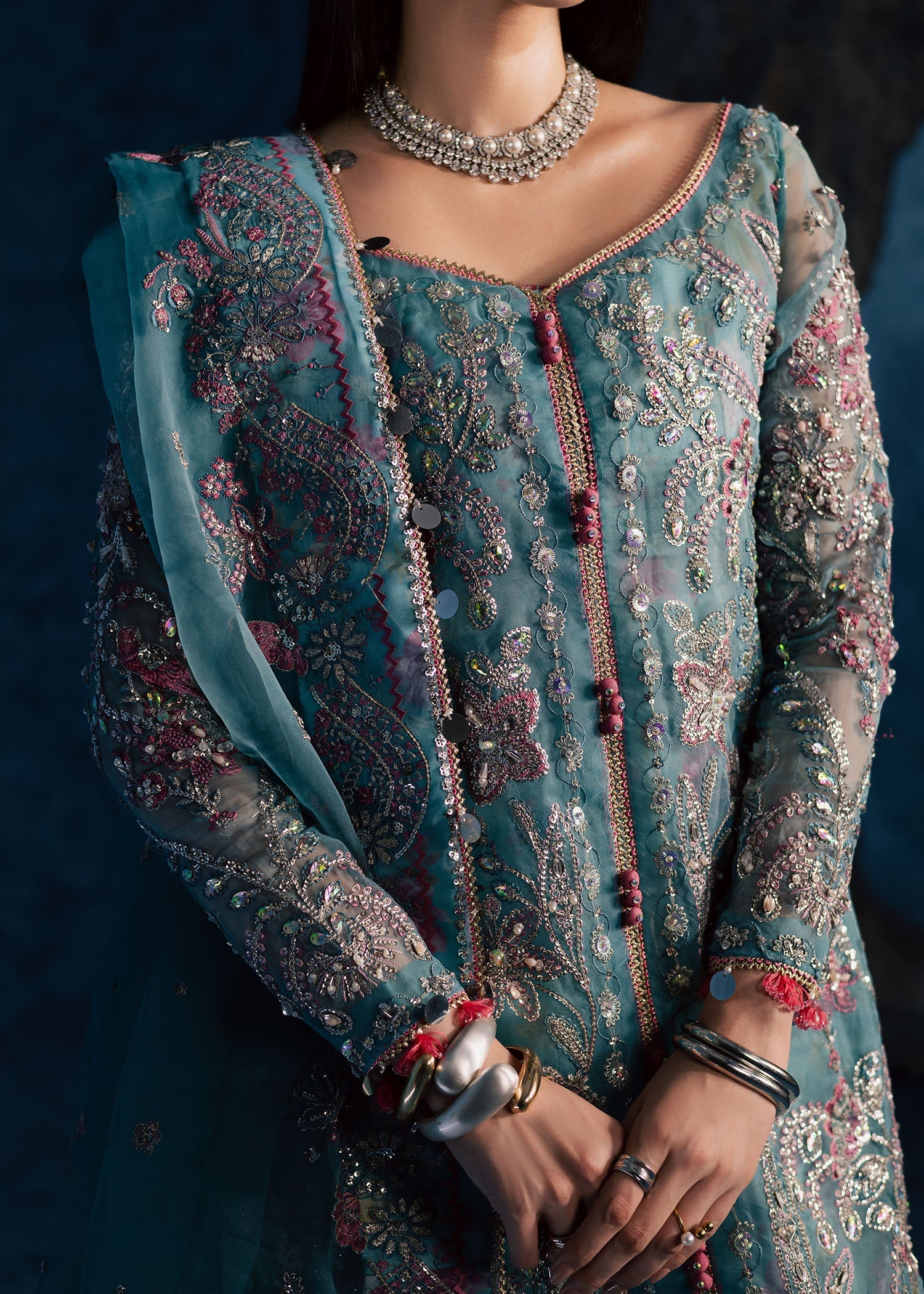 Maria Osama Khan | Lamhay Wedding Festive | NEELUM - Official Maria Osama Khan stockist in UK - Sakeena London