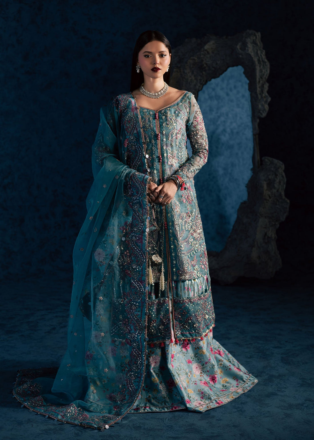Maria Osama Khan | Lamhay Wedding Festive | NEELUM - Official Maria Osama Khan stockist in UK - Sakeena London