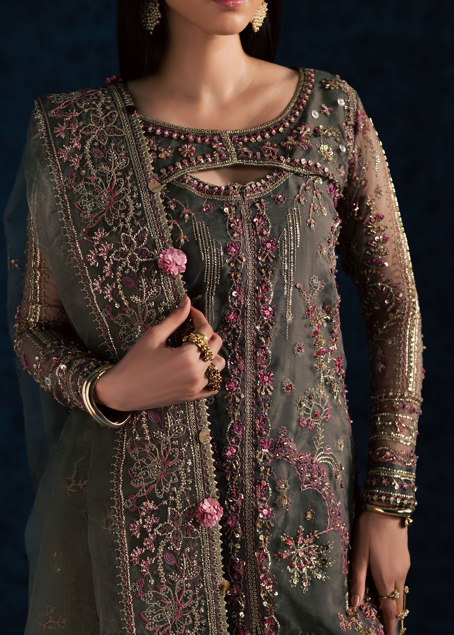 Maria Osama Khan | Lamhay Wedding Festive | SAHAR - Official Maria Osama Khan stockist in UK - Sakeena London