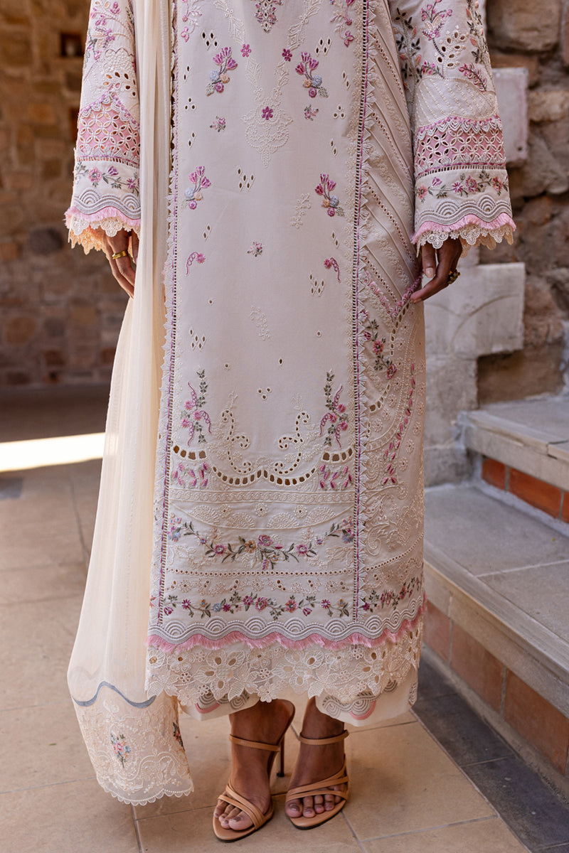 Qalamkar | Q Line Lawn 25 | QM-02 Cheri - Official Qalamkar stockist in UK - Sakeena London