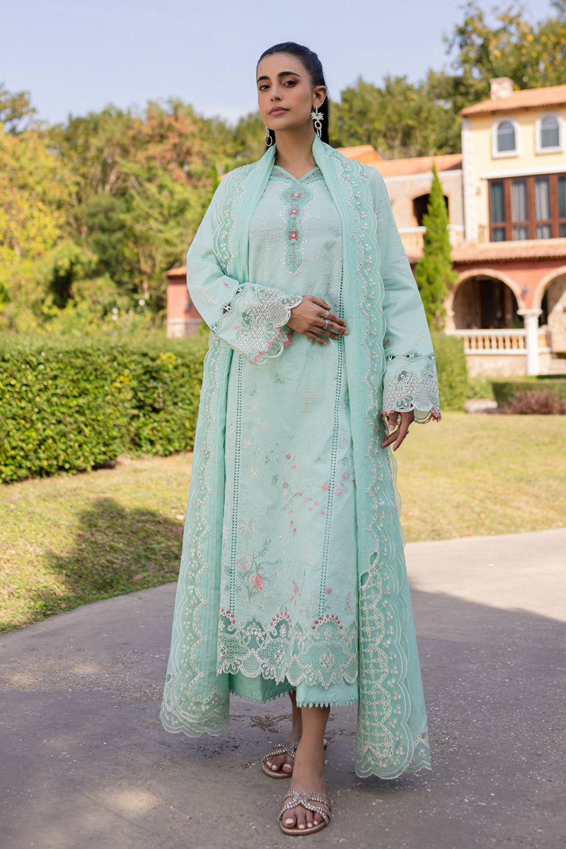 Qalamkar | Q Line Lawn 25 | QM-13 Helen - Official Qalamkar stockist in UK - Sakeena London