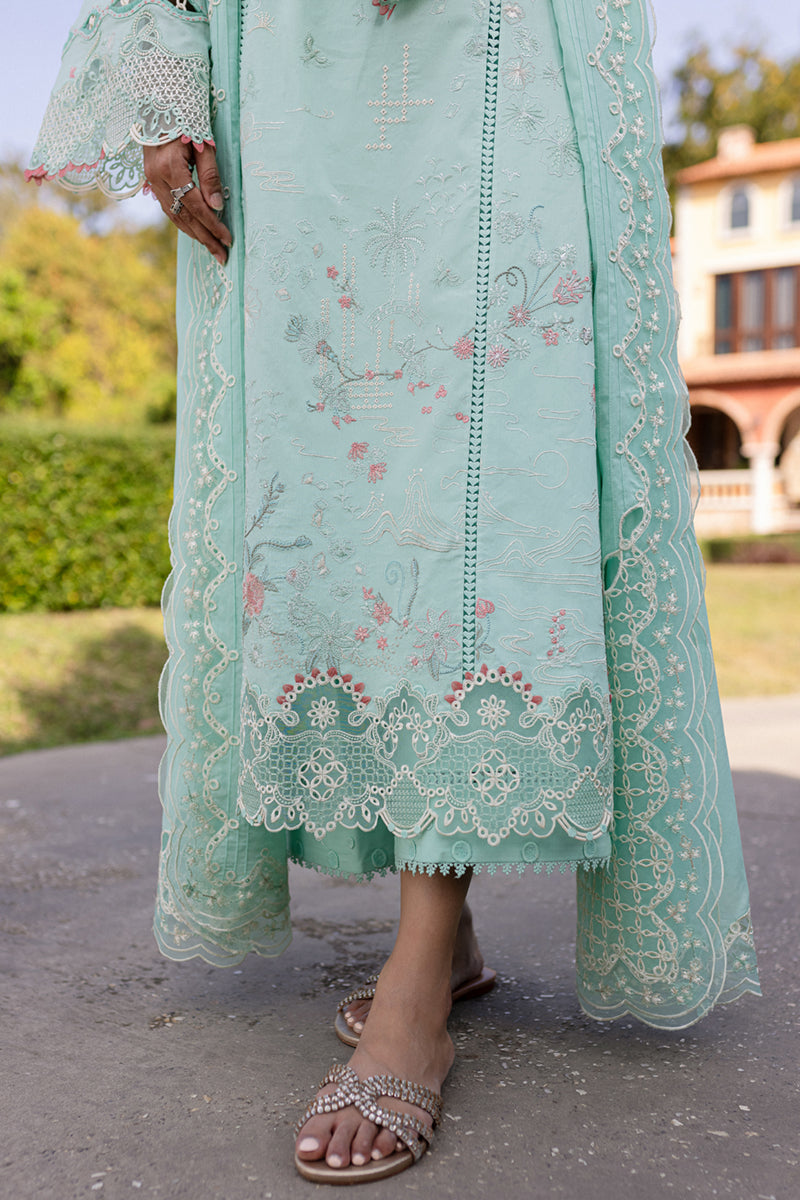 Qalamkar | Q Line Lawn 25 | QM-13 Helen - Official Qalamkar stockist in UK - Sakeena London