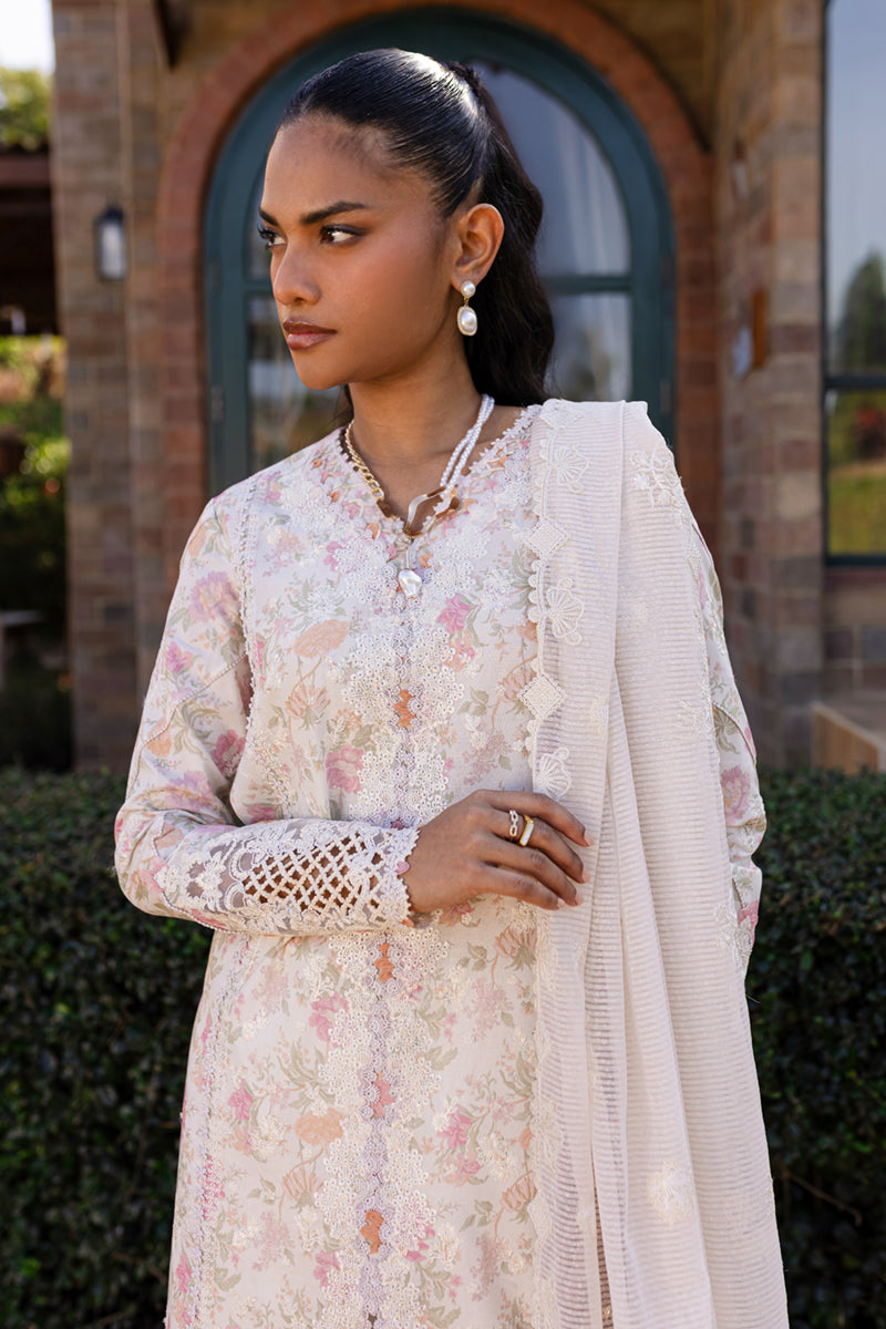 Qalamkar | Q Line Lawn 25 | QM-18 Feeha - Official Qalamkar stockist in UK - Sakeena London