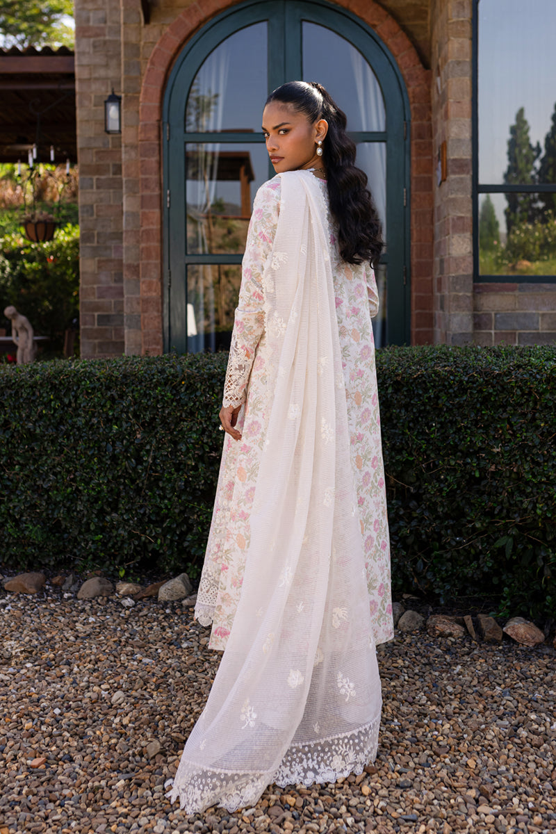 Qalamkar | Q Line Lawn 25 | QM-18 Feeha - Official Qalamkar stockist in UK - Sakeena London