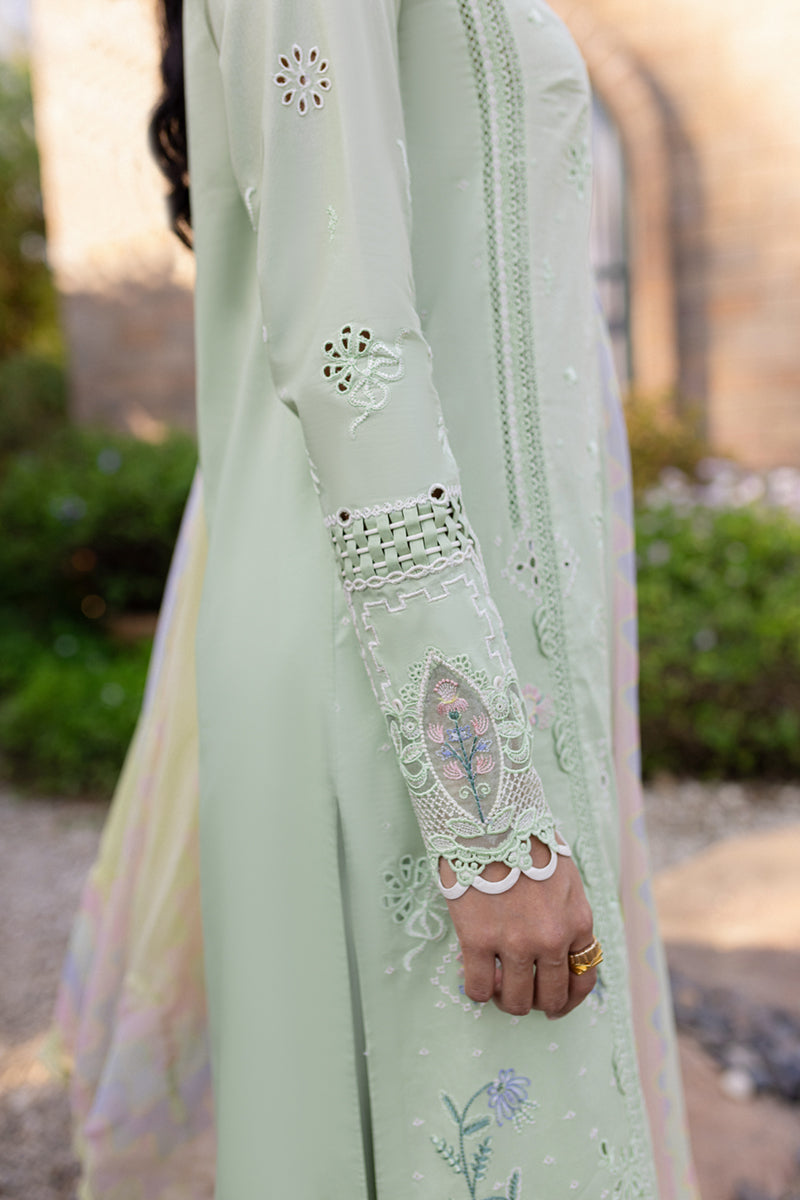 Qalamkar | Q Line Lawn 25 | QM-08 Maia - Official Qalamkar stockist in UK - Sakeena London