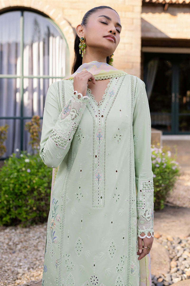 Qalamkar | Q Line Lawn 25 | QM-08 Maia - Official Qalamkar stockist in UK - Sakeena London