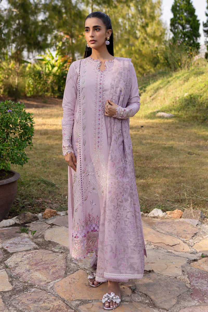 Qalamkar | Q Line Lawn 25 | QM-05 Cecilia - Official Qalamkar stockist in UK - Sakeena London