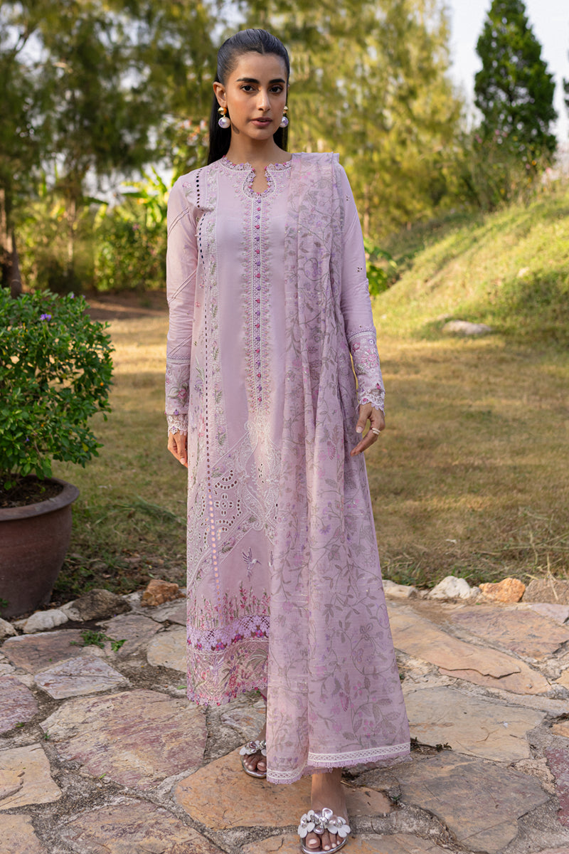 Qalamkar | Q Line Lawn 25 | QM-05 Cecilia - Official Qalamkar stockist in UK - Sakeena London