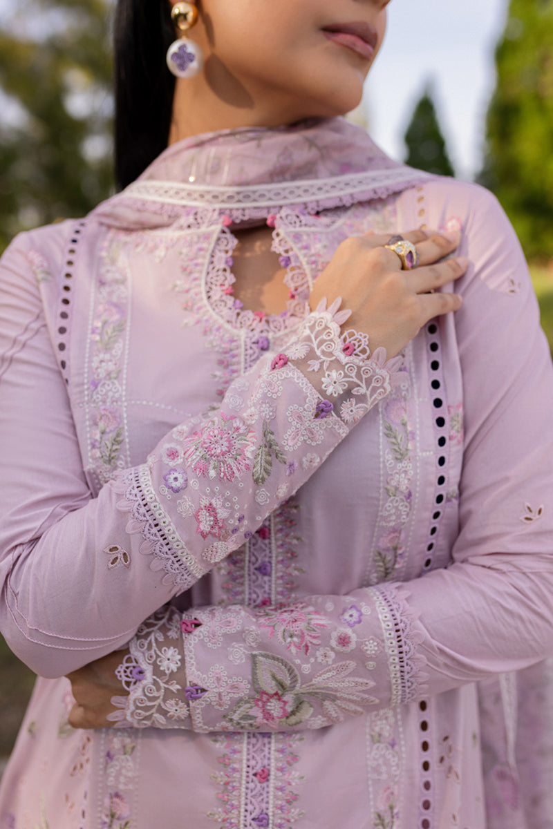 Qalamkar | Q Line Lawn 25 | QM-05 Cecilia - Official Qalamkar stockist in UK - Sakeena London