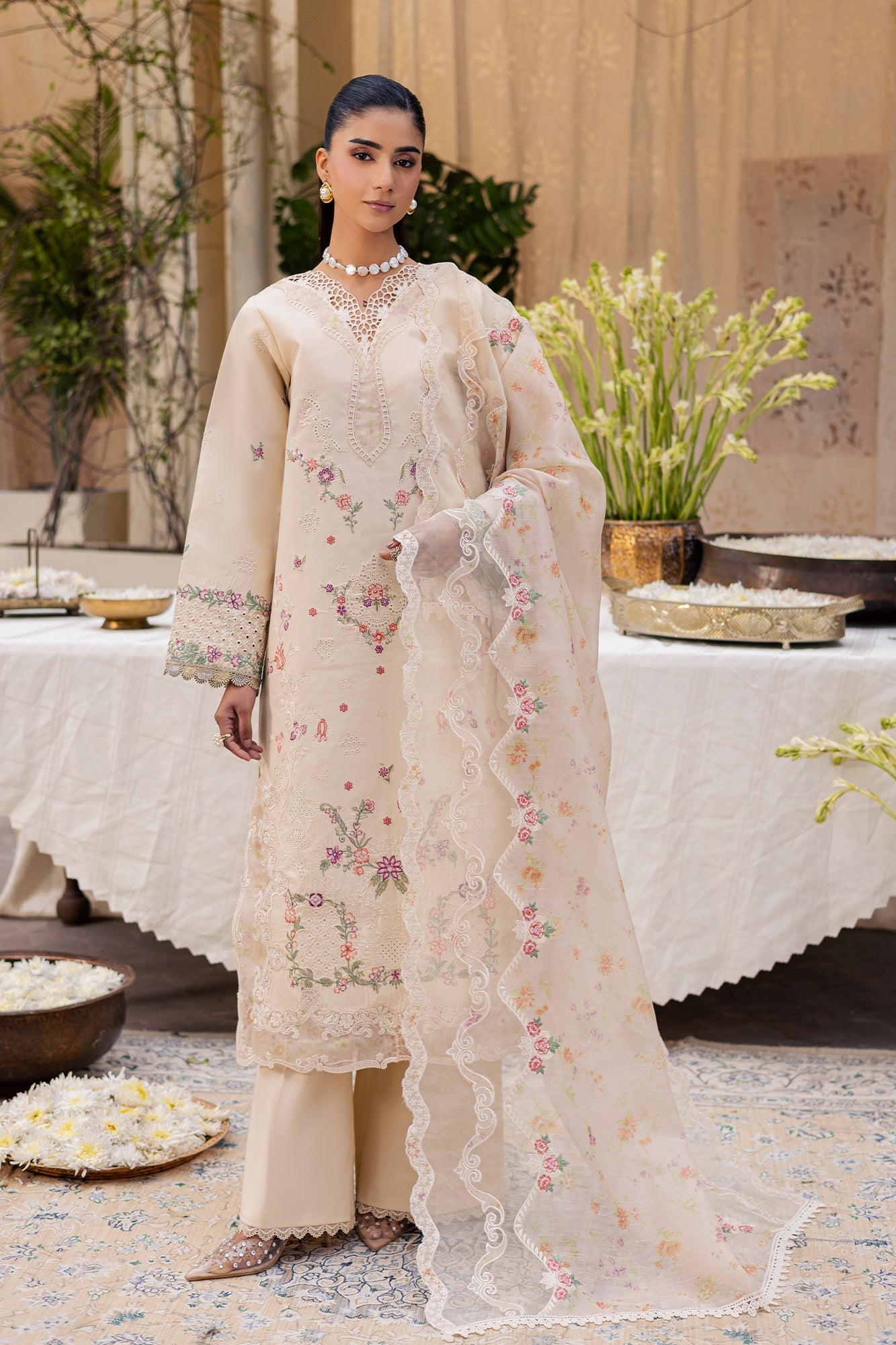 Rajbari | Selene Premium Festive Lawn | Inara