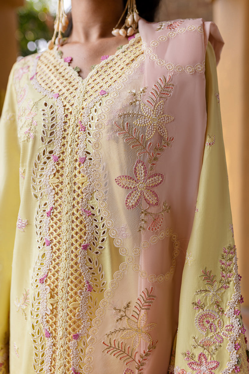 Qalamkar | Q Line Lawn 25 | QM-11 Ina - Official Qalamkar stockist in UK - Sakeena London