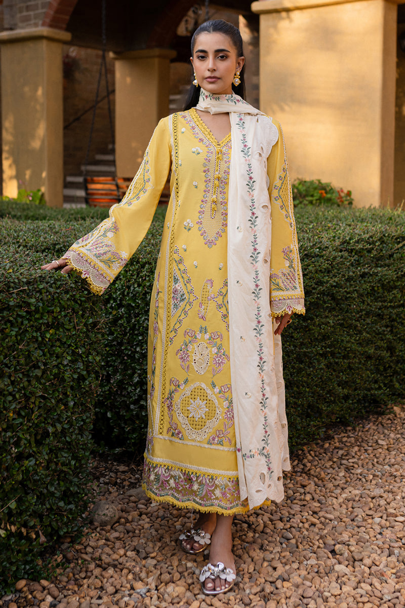 Qalamkar | Q Line Lawn 25 | QM-10 Olena - Official Qalamkar stockist in UK - Sakeena London