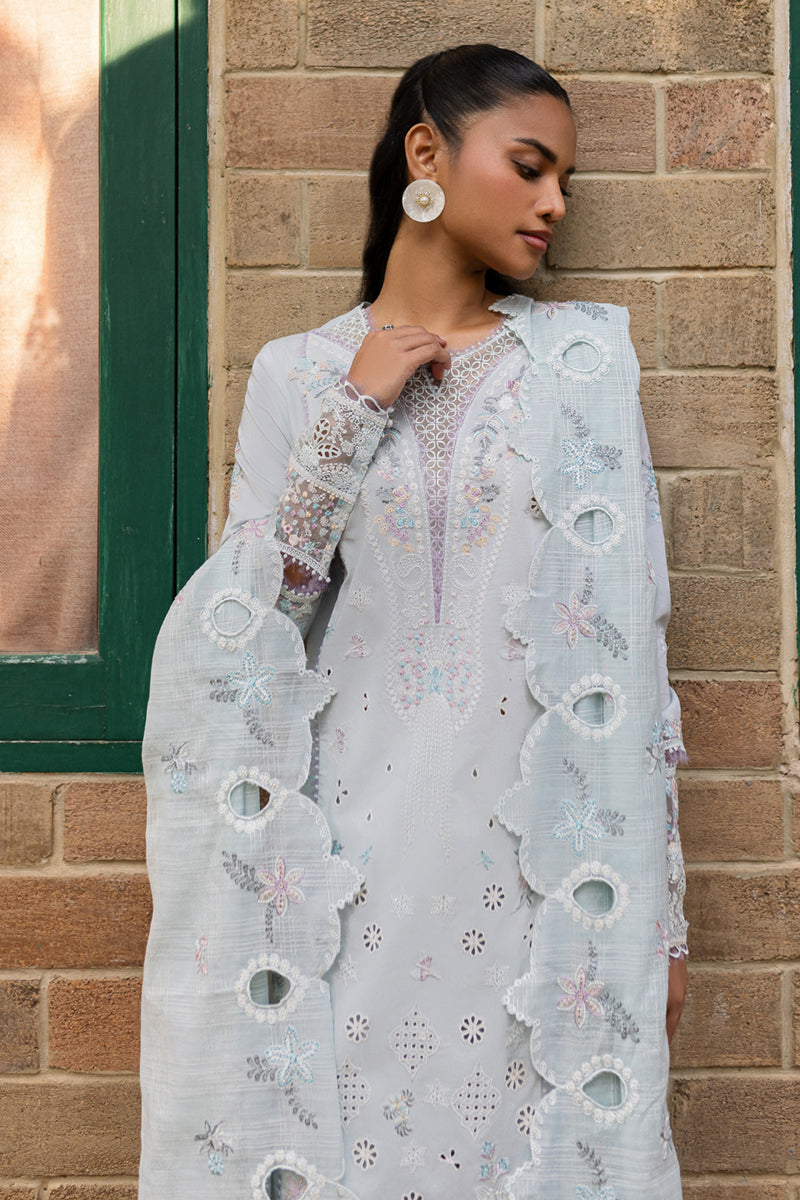 Qalamkar | Q Line Lawn 25 | QM-16 Lune - Official Qalamkar stockist in UK - Sakeena London