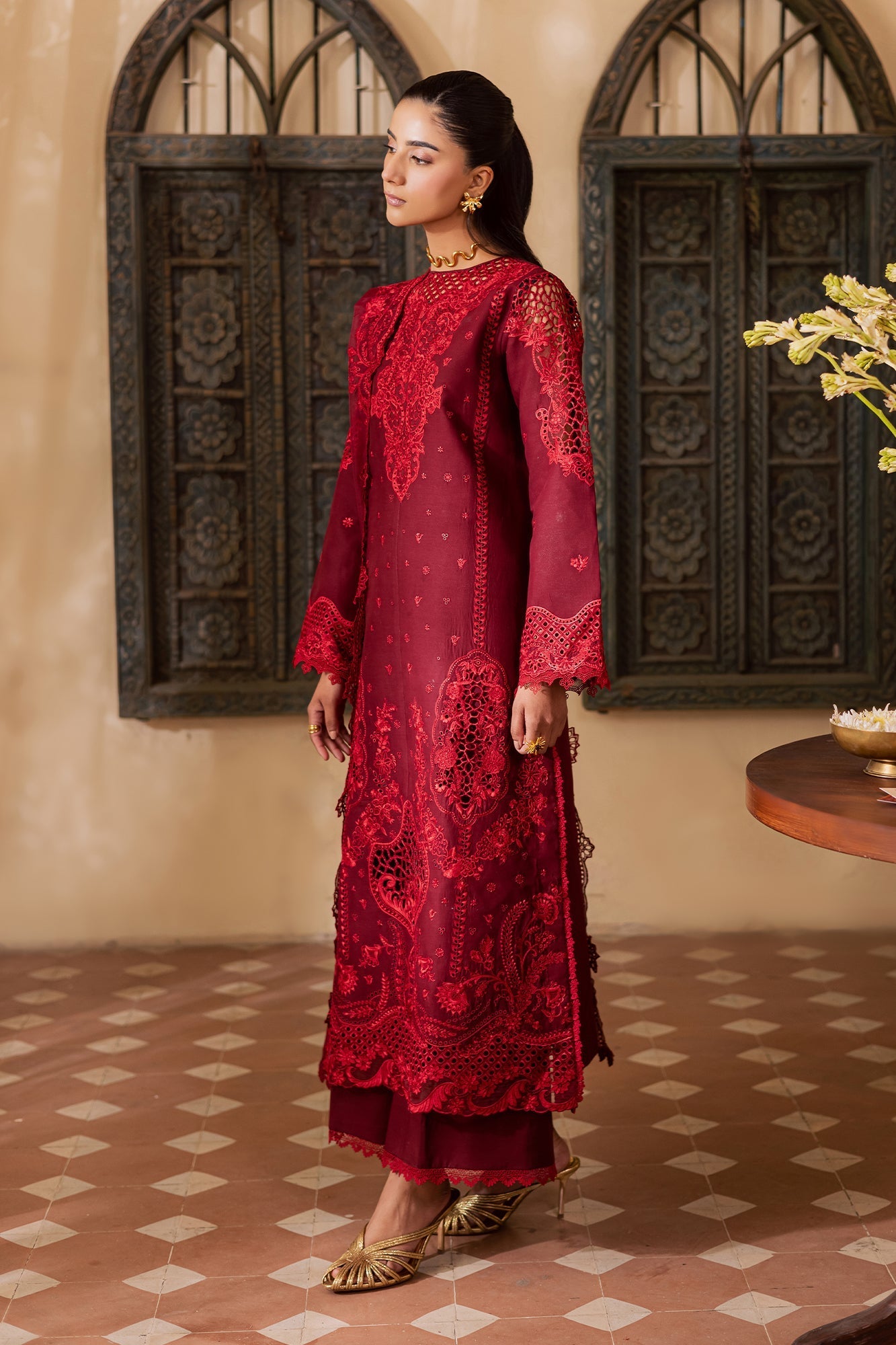 Rajbari | Selene Premium Festive Lawn | Nyra