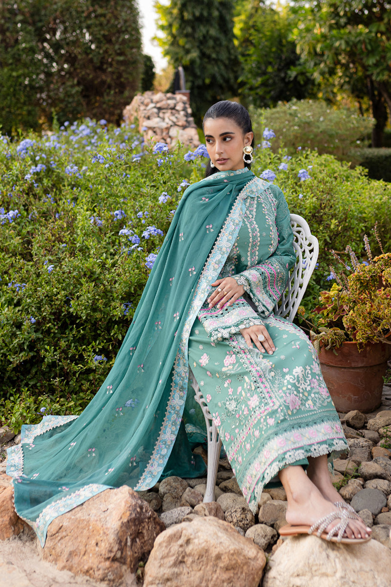 Qalamkar | Q Line Lawn 25 | QM-06 Omi - Official Qalamkar stockist in UK - Sakeena London