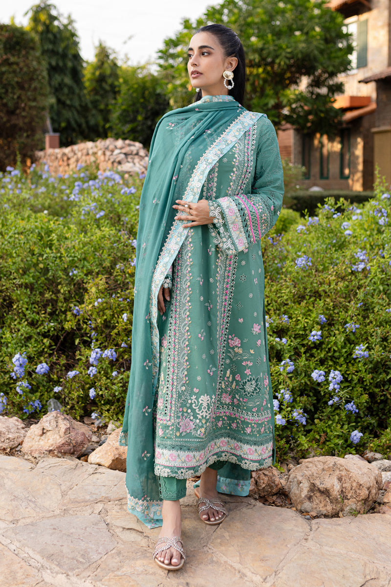 Qalamkar | Q Line Lawn 25 | QM-06 Omi - Official Qalamkar stockist in UK - Sakeena London