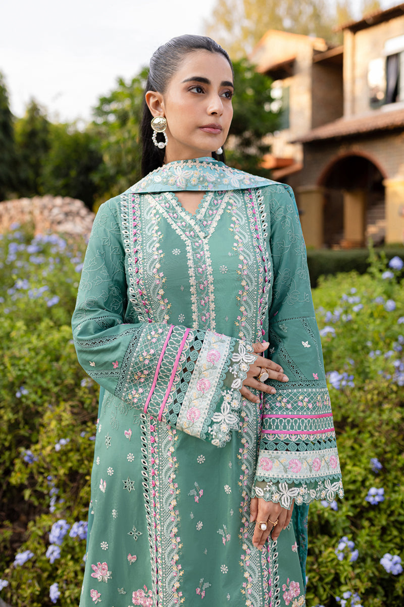 Qalamkar | Q Line Lawn 25 | QM-06 Omi - Official Qalamkar stockist in UK - Sakeena London