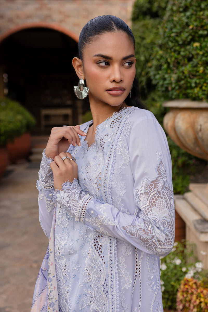 Qalamkar | Q Line Lawn 25 | QM-17 Lyla - Official Qalamkar stockist in UK - Sakeena London