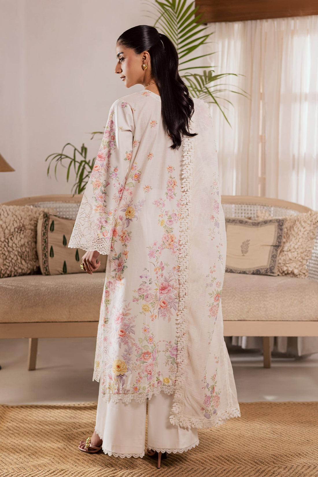 Rajbari | Selene Premium Festive Lawn | Aura