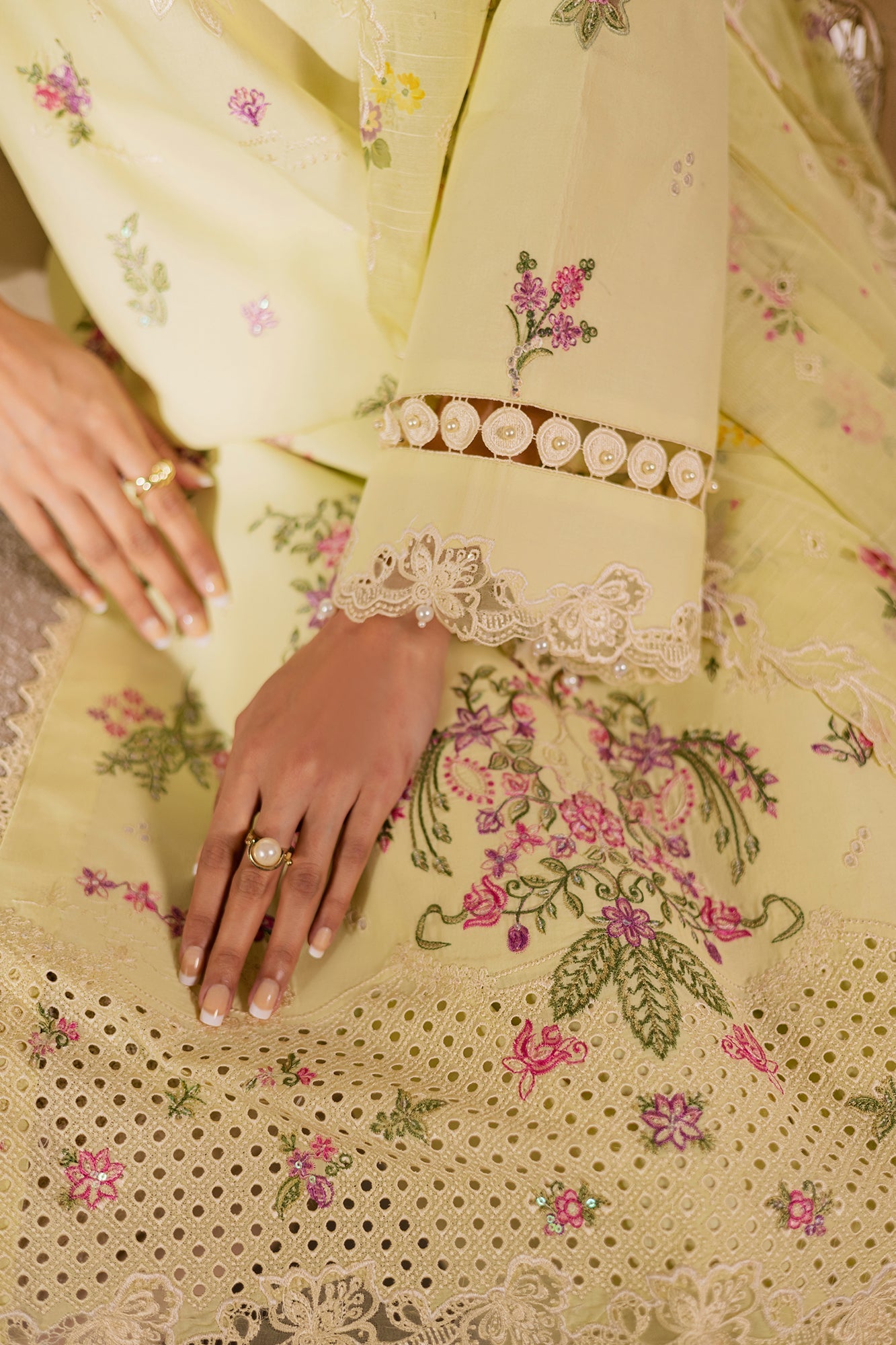Rajbari | Selene Premium Festive Lawn | Zarif