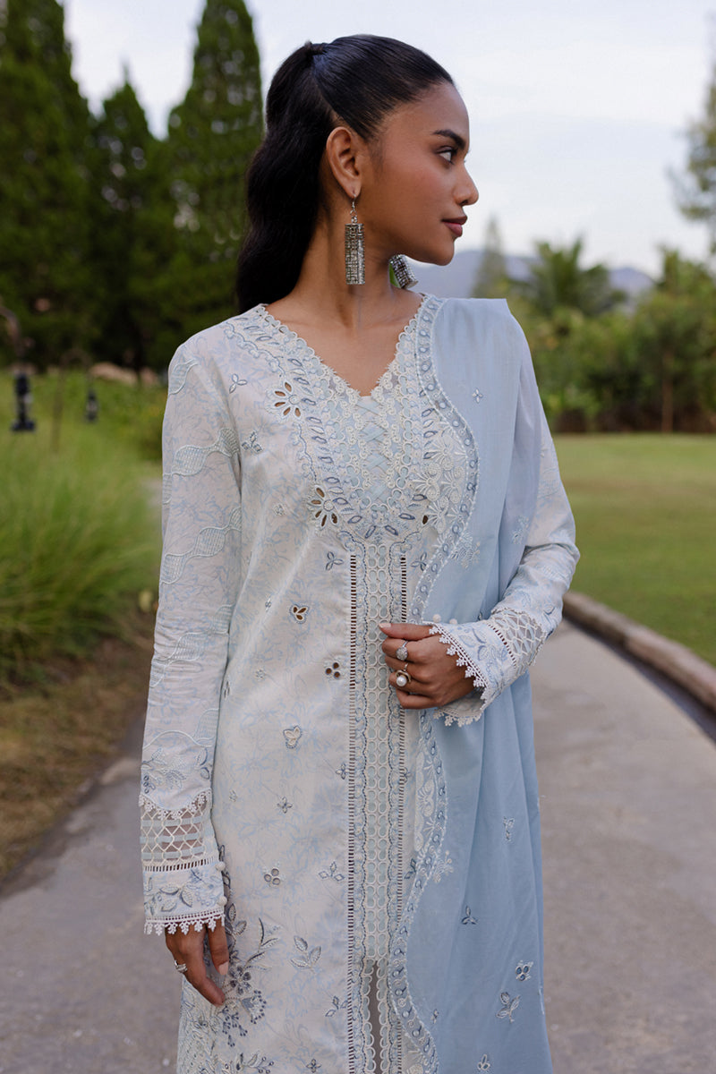 Qalamkar | Q Line Lawn 25 | QM-07 Kian - Official Qalamkar stockist in UK - Sakeena London