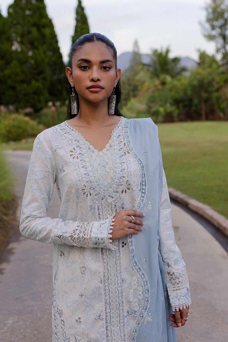 Qalamkar | Q Line Lawn 25 | QM-07 Kian - Official Qalamkar stockist in UK - Sakeena London