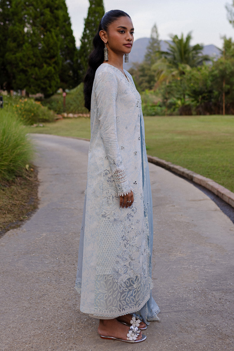 Qalamkar | Q Line Lawn 25 | QM-07 Kian - Official Qalamkar stockist in UK - Sakeena London