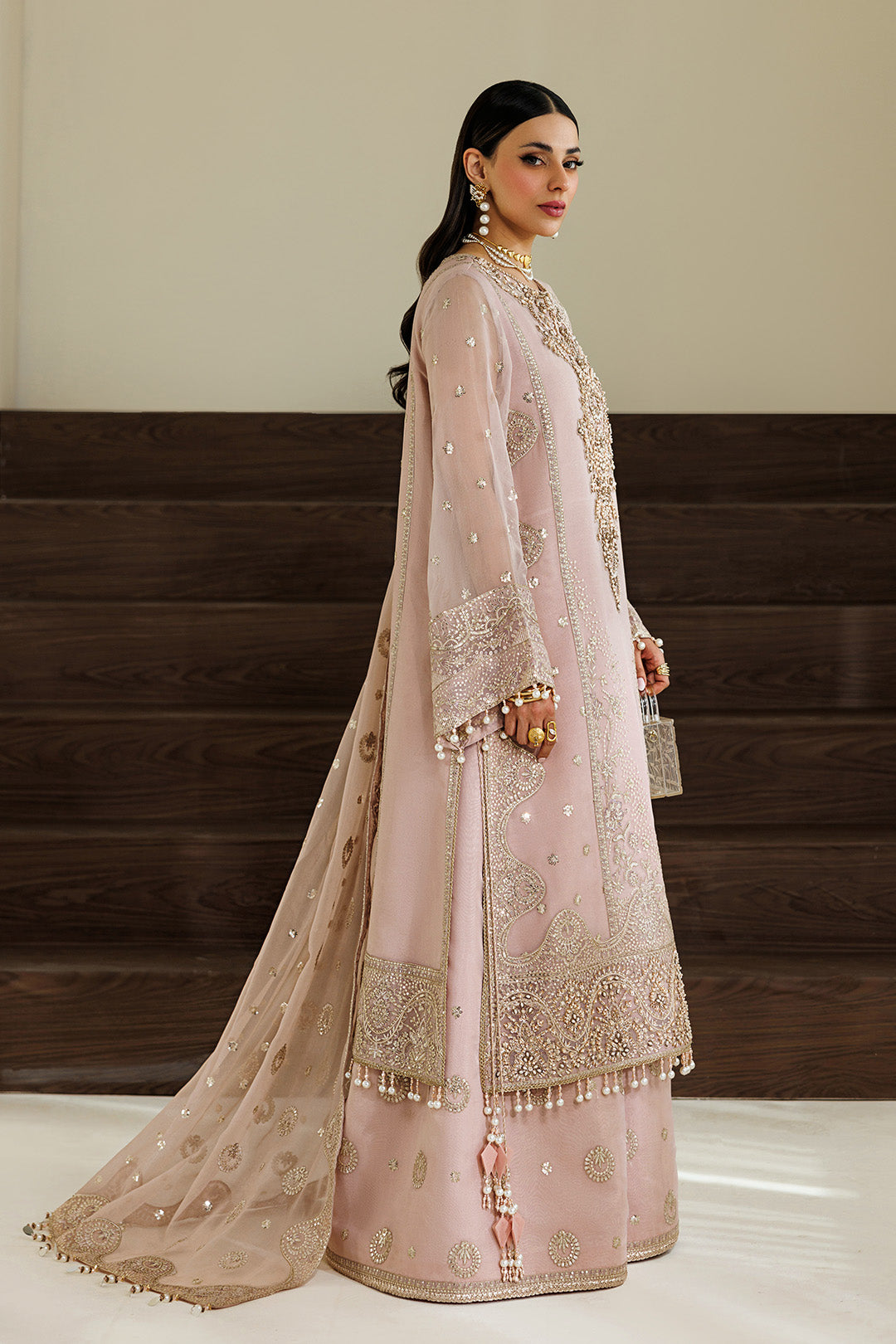 Alizeh | Aymal Luxury Bamber Chiffon | AF-BHM-4076-Reef