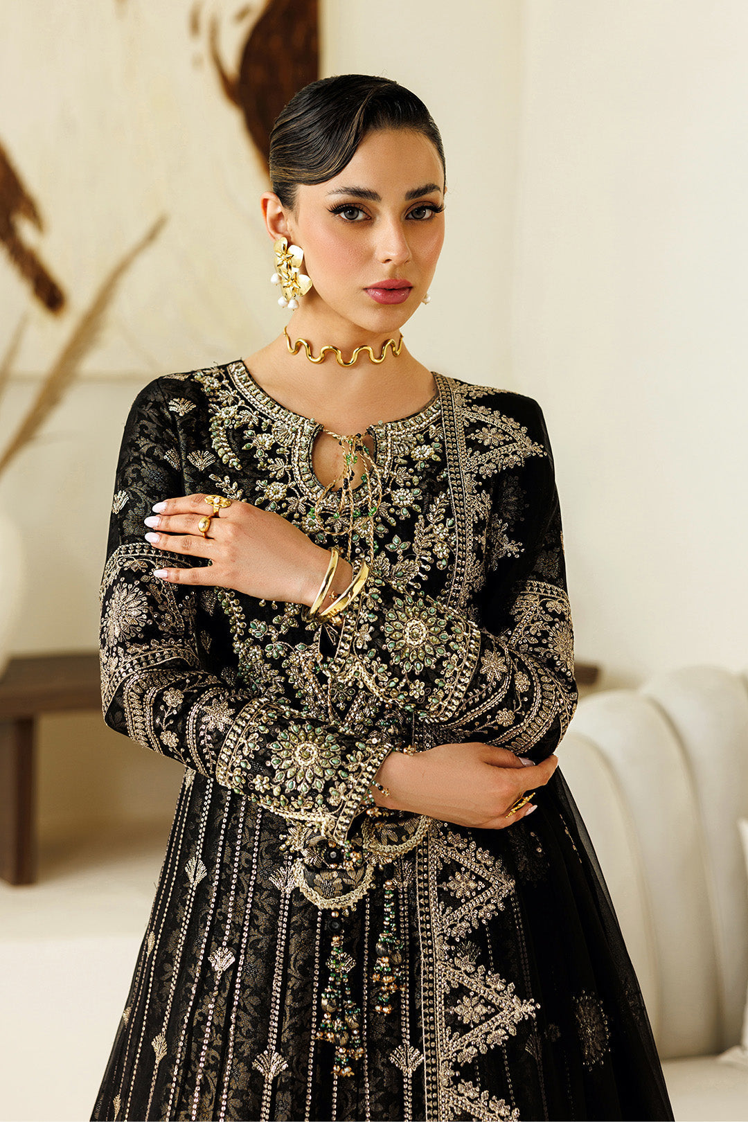 Alizeh | Aymal Luxury Bamber Chiffon | AF-BHM-4073-Blanc