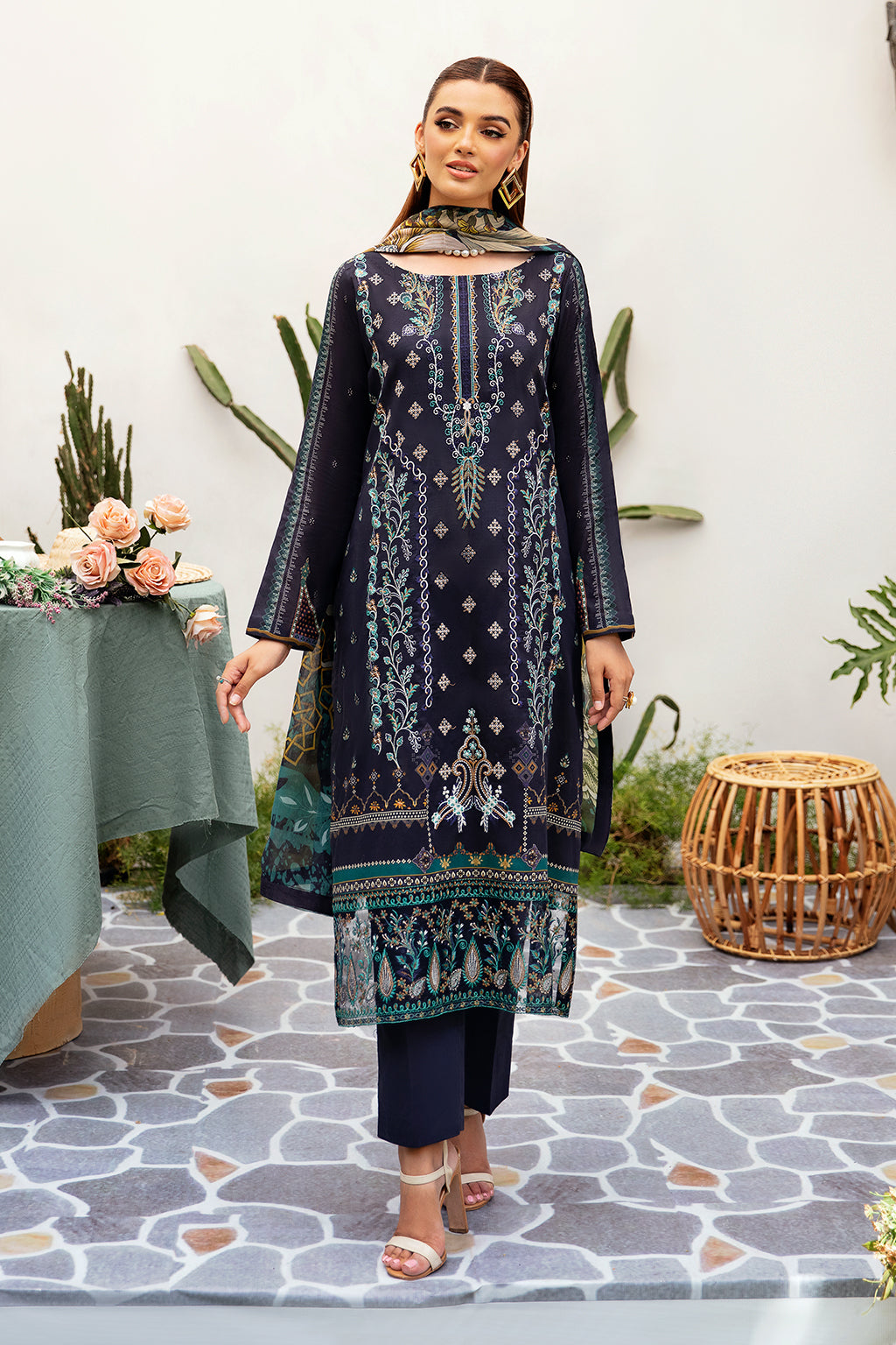 Ramsha | Luxury Lawn 24 | L-1207 - Official Ramsha stockist in UK - Sakeena London