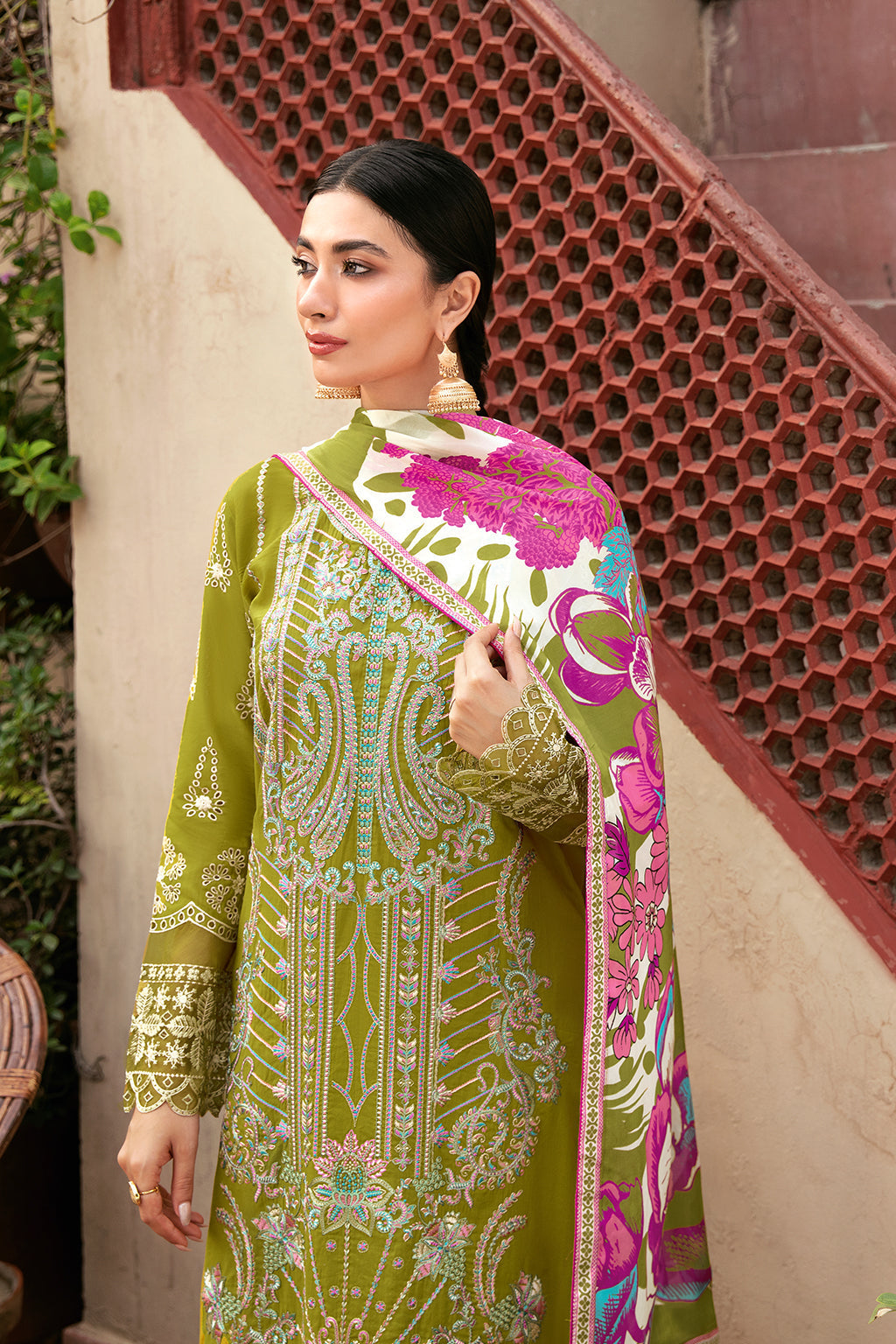 Ramsha | Mashaal Luxury Lawn | L-807 - Official Ramsha stockist in UK - Sakeena London