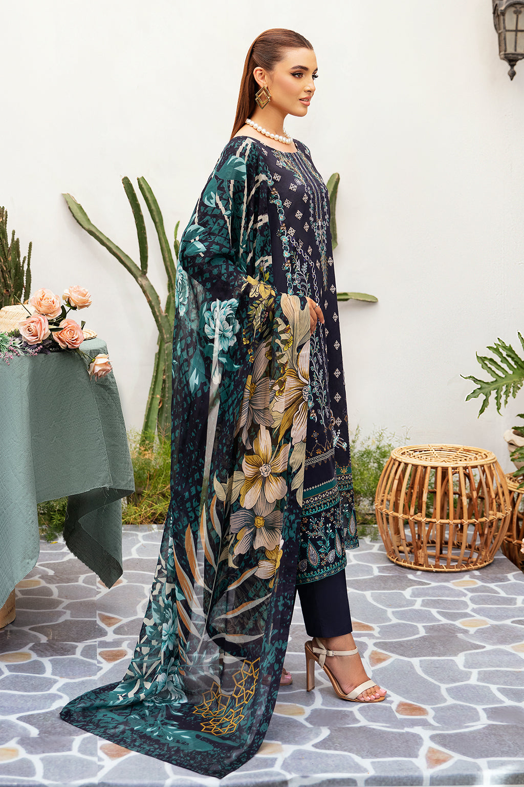 Ramsha | Luxury Lawn 24 | L-1207 - Official Ramsha stockist in UK - Sakeena London