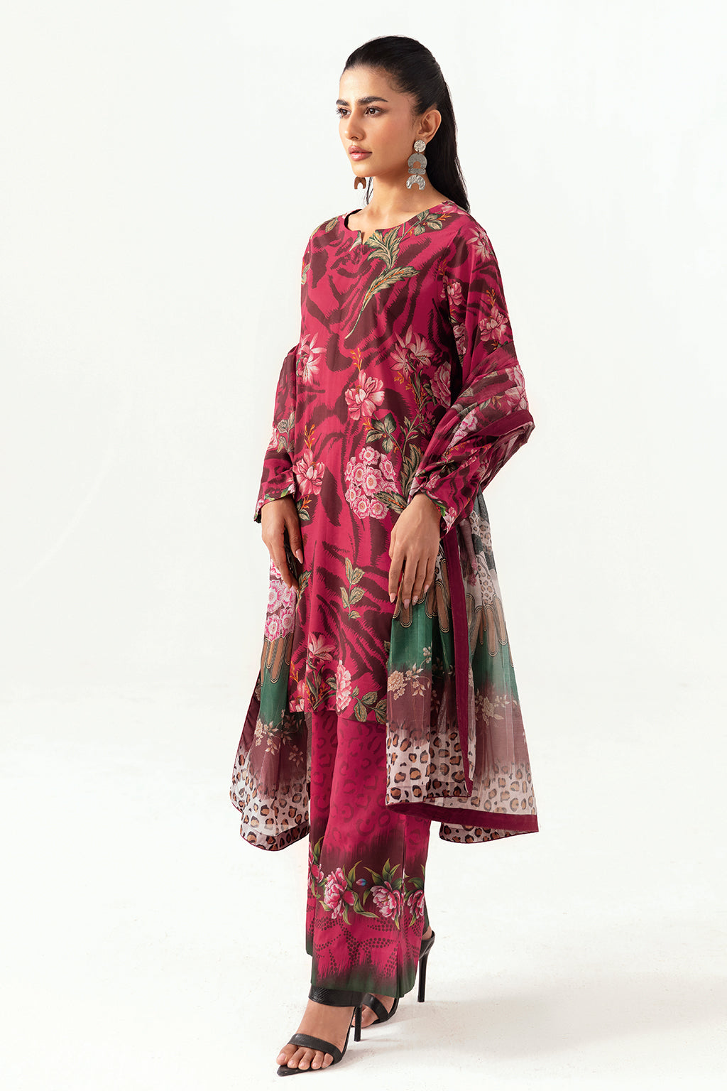 Ramsha | Pinted Lawn | RP-102 - Official Ramsha stockist in UK - Sakeena London