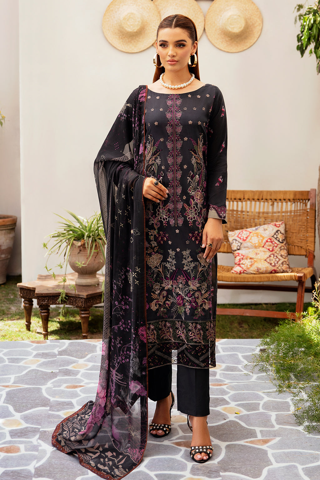 Ramsha | Luxury Lawn 24 | L-1205 - Official Ramsha stockist in UK - Sakeena London
