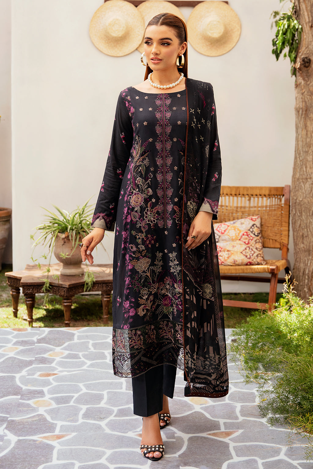 Ramsha | Luxury Lawn 24 | L-1205 - Official Ramsha stockist in UK - Sakeena London