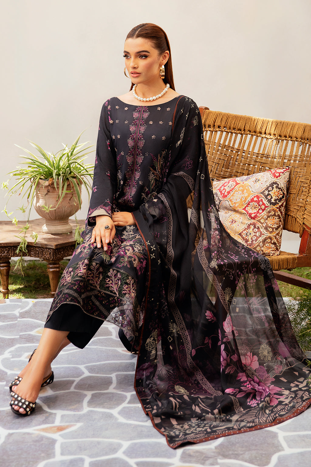 Ramsha | Luxury Lawn 24 | L-1205 - Official Ramsha stockist in UK - Sakeena London