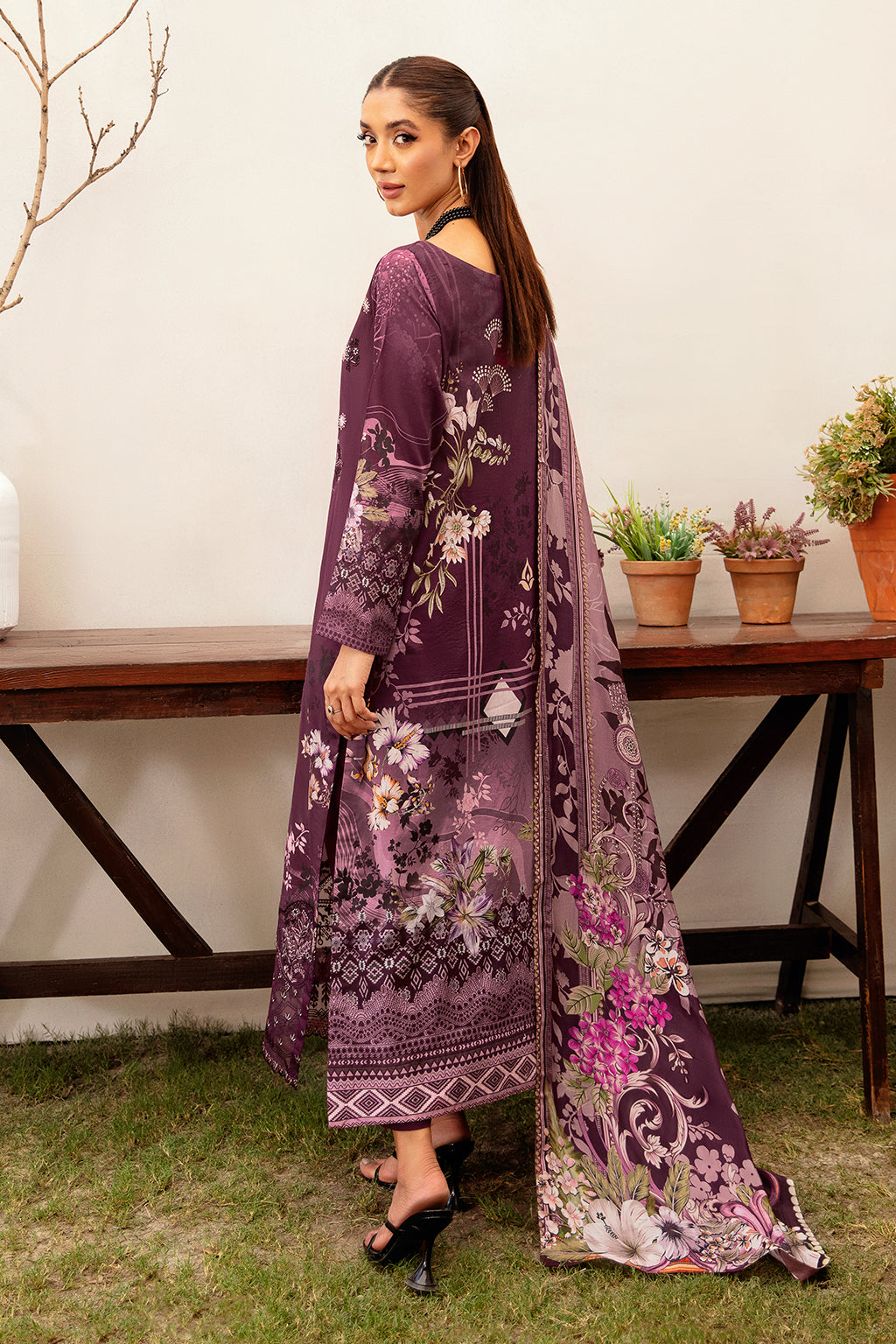 Ramsha | Luxury Lawn 24 | L-1201 - Official Ramsha stockist in UK - Sakeena London