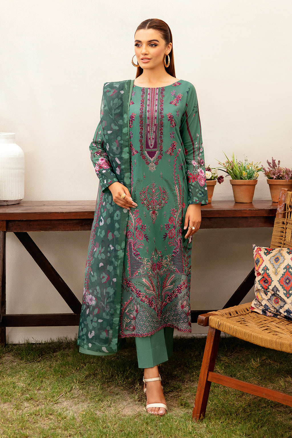 Ramsha | Luxury Lawn 24 | L-1202 - Official Ramsha stockist in UK - Sakeena London