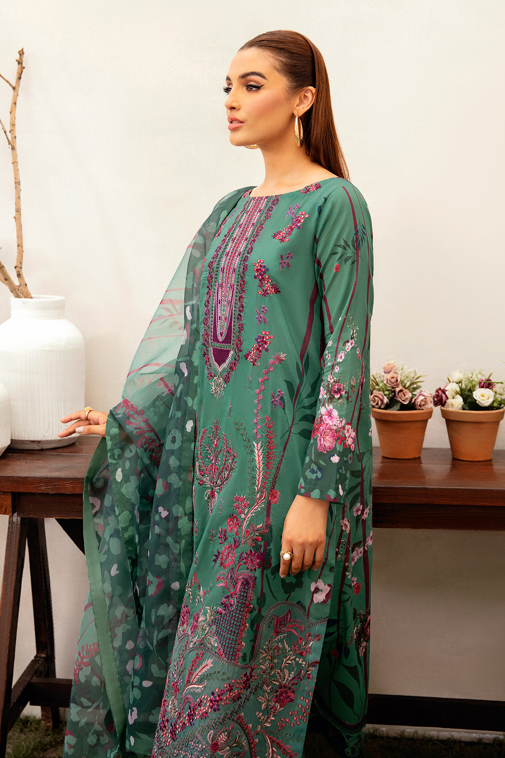 Ramsha | Luxury Lawn 24 | L-1202 - Official Ramsha stockist in UK - Sakeena London