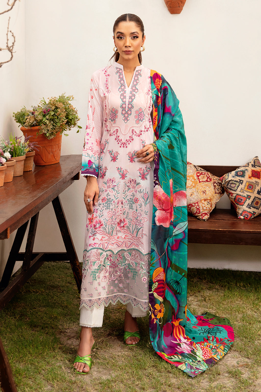 Ramsha | Luxury Lawn 24 | L-1204 - Official Ramsha stockist in UK - Sakeena London
