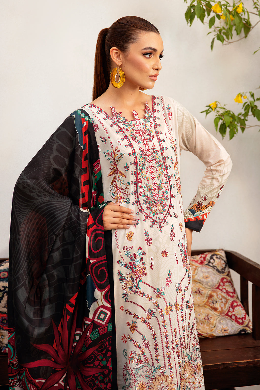 Ramsha | Luxury Lawn 24 | L-1208 - Official Ramsha stockist in UK - Sakeena London