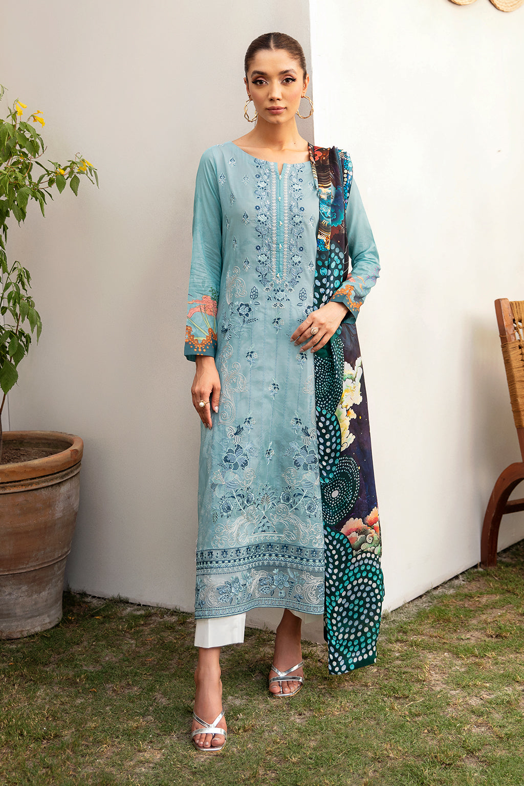 Ramsha | Luxury Lawn 24 | L-1203 - Official Ramsha stockist in UK - Sakeena London